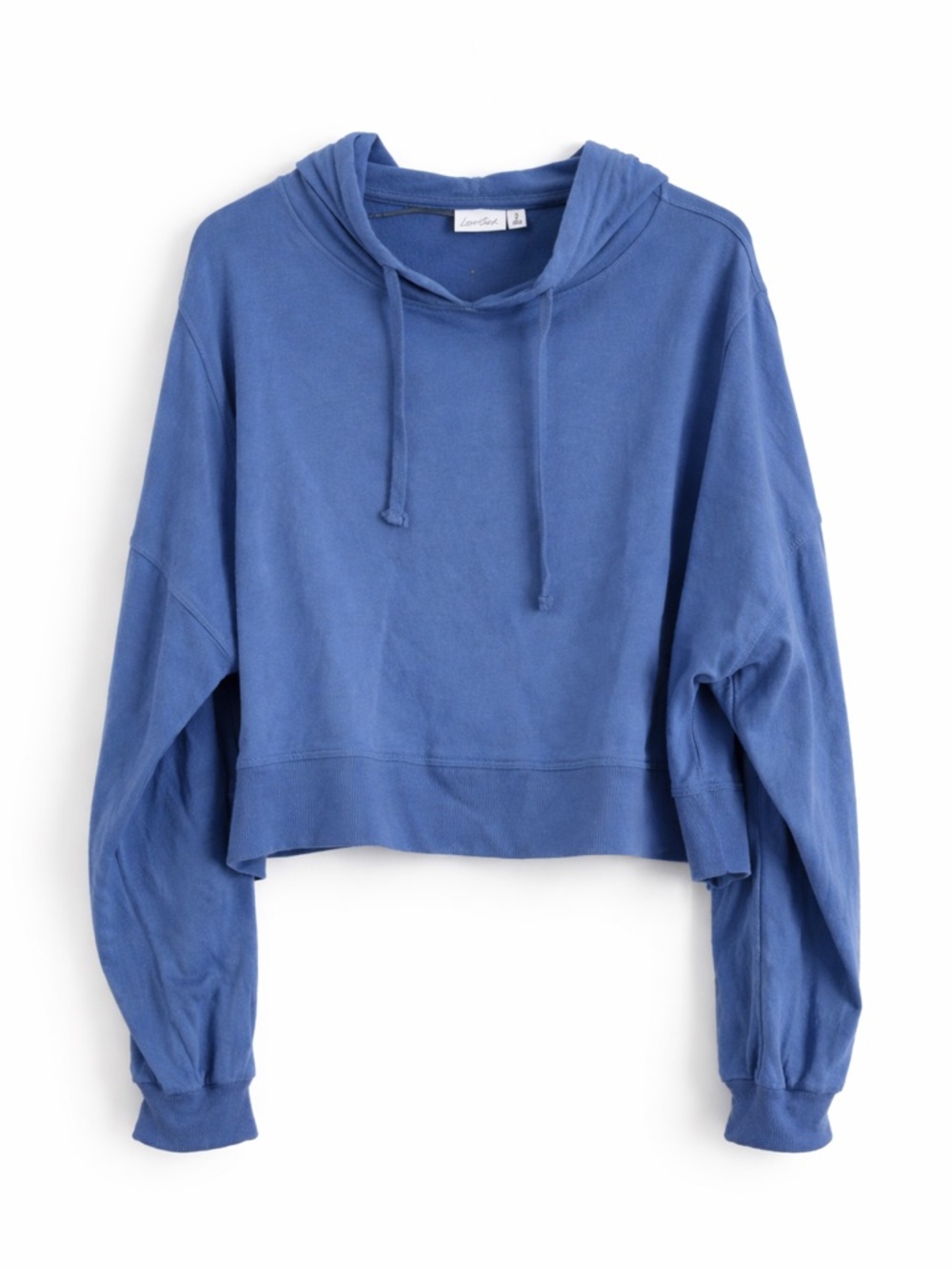 Lovesick Torrid Cropped Hoodie 💙 Bright Blue Oversized 2X Super Soft